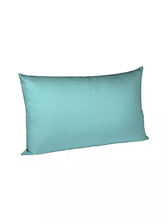 FLEURESSE | Housse de coussin en satin Royal Uni lot de 2 40x80cm Bleu nuit | petrol